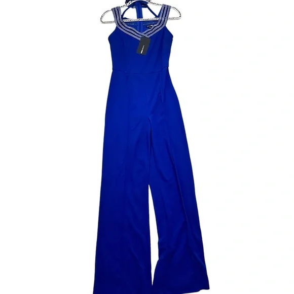 Fashion Nova Royal Blue Jumpsuit - Picture 2 of 3